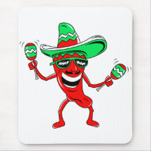 Pfeffer maracas Sombrero sunglasses.png Mauspads