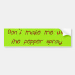 Pfeffer-Spray Autosticker