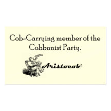Pfeiler-Tragendes Mitglied der Cobbunist Party-Kar Visitenkarte