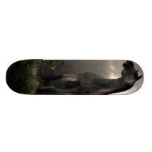 Pferd, das frei in die Mittelalter läuft Skateboard Bretter