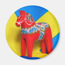 Pferd Schwedens Dala Magnete