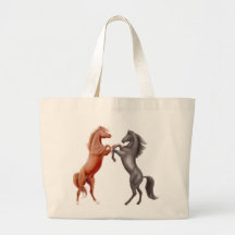 Pferde an der Spiel-Taschen-Tasche
