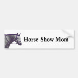 Pferdeshow-Mamma - Englisch Autosticker