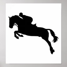 Pferdeshowspringen Plakat