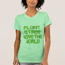 Pflanze ein Baum retten die Welt Hemd