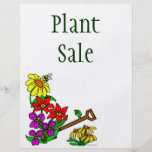 Pflanzen-und Blumen-Gewohnheits-Flyer