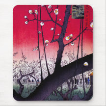 Pflaumen-Anwesen Kameido, Hiroshige Ando Mousepads