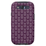 Pflaumen-gemusterter Samsungs-Galaxie-Kasten