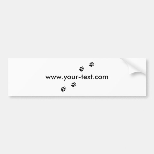 pfoten- paws  and your-text.com auto sticker