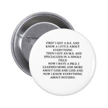 Phd-Witz Anstecknadelbutton