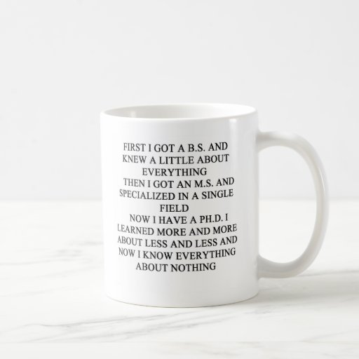 Phd-Witz, PHD-Witz Kaffeehaferl