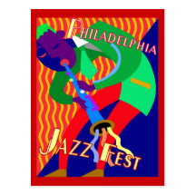 Philadelphia-JazzFest Postkarten
