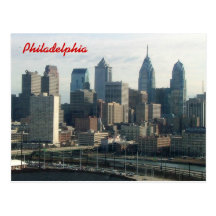 Philadelphia-Skyline Postkarten