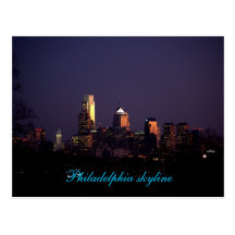 Philadelphia-Skylinepostkarte