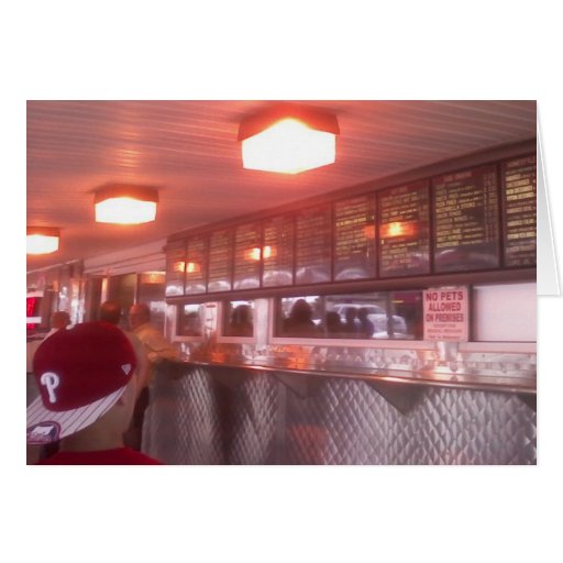 PhiladelphiaCheesesteak Grußkarte