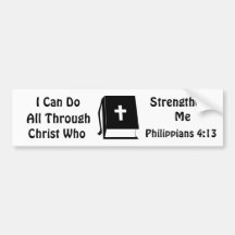 Philippians-4:13 Autoaufkleber