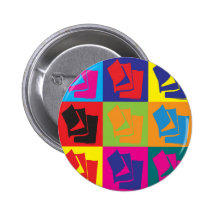 Philosophie-Pop-Kunst Anstecknadelbutton