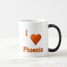 Phoenix -- Gebrannte Orange Tee Tasse