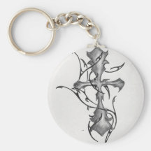 photo-9.JPG  cross w/ tribal Key Chain