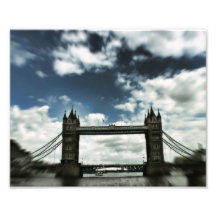 Photographischer Druck London-Brücken-Vereinigten 