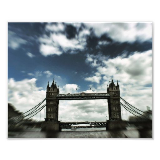 Photographischer Druck London-Brücken-Vereinigten 