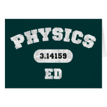 Physik Ed Grußkarten