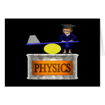 Physik Grußkarte