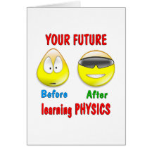 Physik-Zukunft Grußkarten