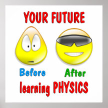 Physik-Zukunft Plakat