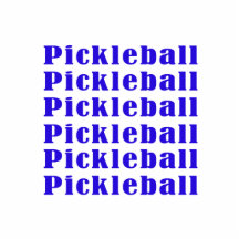 pickleball Wiederholung blue.png Photo Skulptur