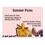 Picknick-Dieb-Einladung Postkarte