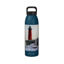 "Pierhead Leuchtturm " Wiederverwendbare Wasserflasche