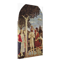 Piero della Francesca - Taufe von Christus Galerie Gefaltete Leinwand