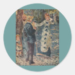 Pierre-Auguste Renoirs das Schwingen (1876) Runde Aufkleber