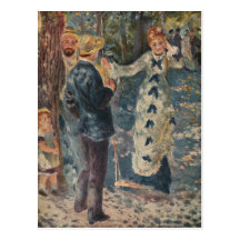 Pierre-Auguste Renoirs das Schwingen (1876) Postkarten