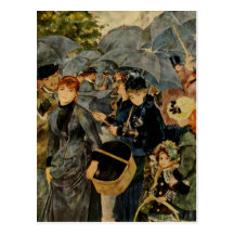 Pierre-Auguste Renoirs die Regenschirme (1883) Postkarten