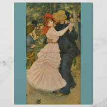Pierre-Auguste Renoirs Tanz bei Bougival (1883) Flyerbedruckung