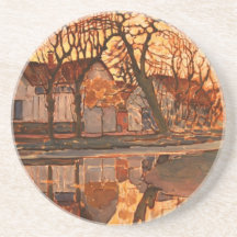 Piet Mondrian-moderne Kunst Untersetzer
