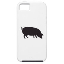 Pig Vintage Wood Engraving iPhone 5 Cover