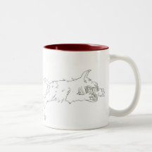 Pigdog Becher Tassen