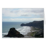 Piha Strand 4 Grußkarte