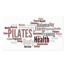 PILATES Lehrer-Visitenkarte