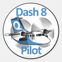 Pilot des Schlag-8 (Fabrik-Livree) Sticker