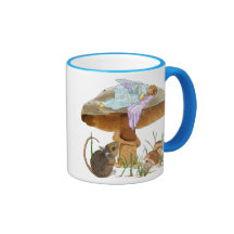 Pilz-Fee u. Maus Kaffee Tassen