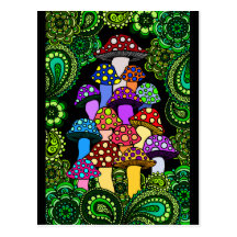 Pilz-Postkarte
