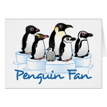Pinguin-Fan Karten