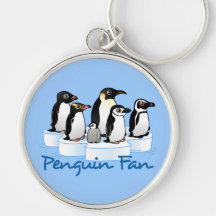 Pinguin-Fan Schlüsselbänder
