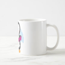 Pinguin-Herz Teetasse