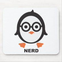 Pinguin - nerd - penguin mauspad