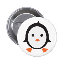 Pinguin - penguin anstecknadelbuttons